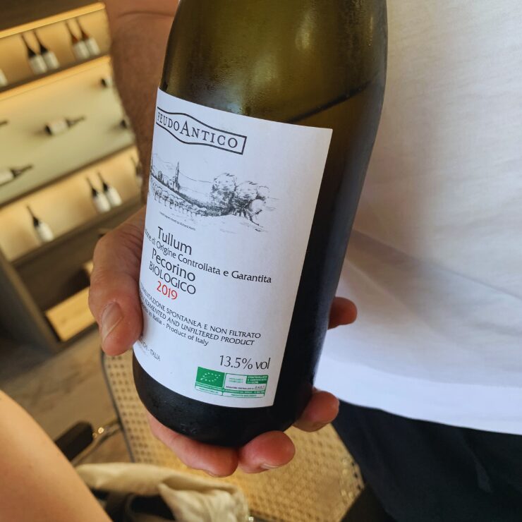 Feudo Antico Tullum Pecorino Biologico DOCG 2019 wine bottle Tollo Abruzzo Italy