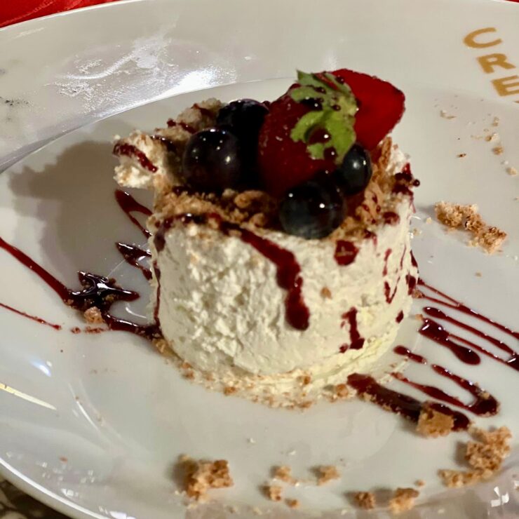 Semifreddo ai Frutti di Bosco – Creamy Italian Parfait with Fresh Strawberries, Blueberries & Berry Coulis. Abruzzo’s Perfect Dessert!