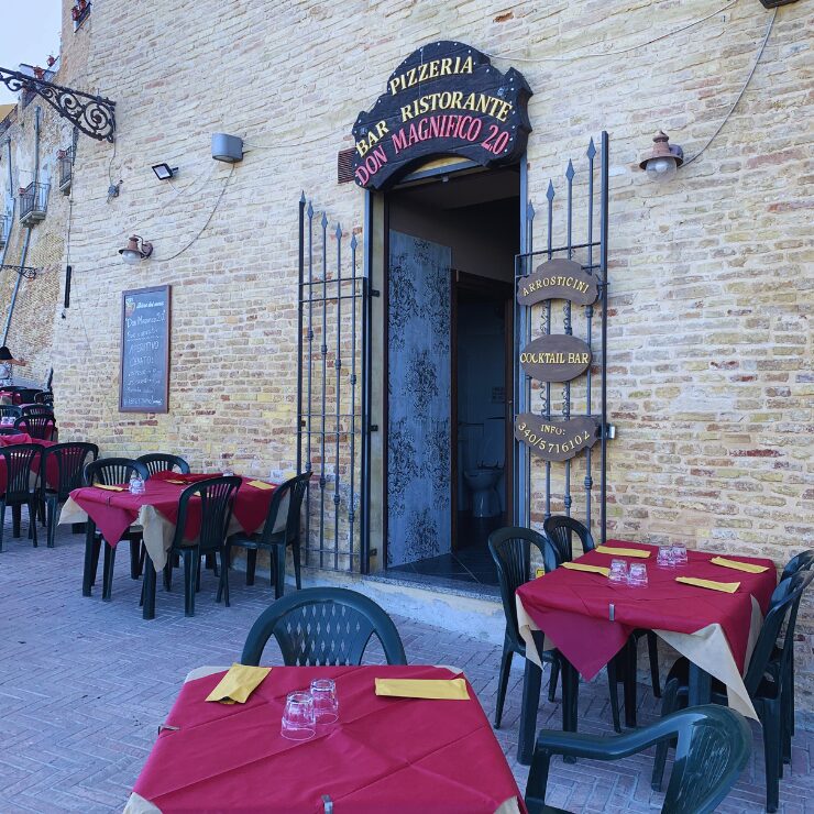 One of many restaurants located at Loggia Amblingh - Vasto Abruzzo Italy