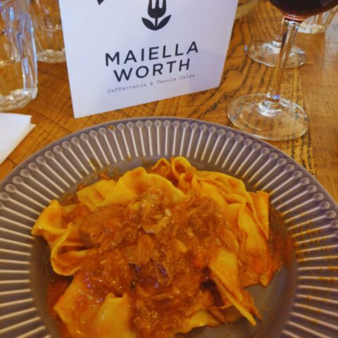 Pappardelle with lamb ragù at Maiella Worth Abruzzese restaurant London