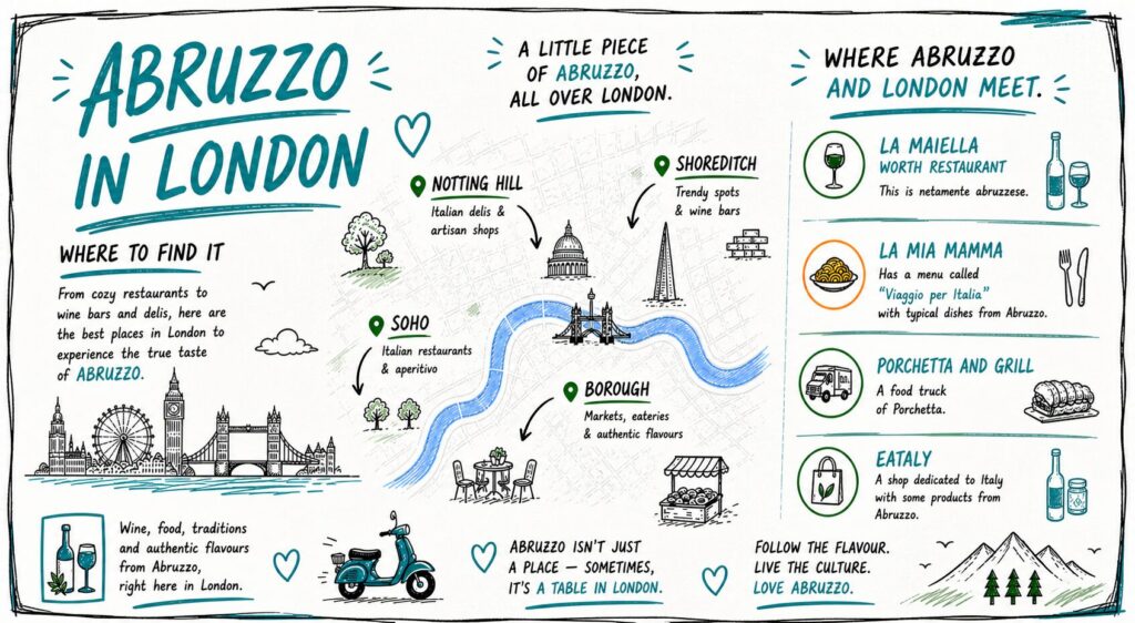 Bits of Abruzzo all over London